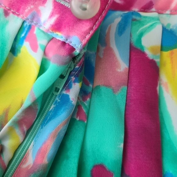 Floral A-Line Skirt in Multicolor - Picture 5 of 7